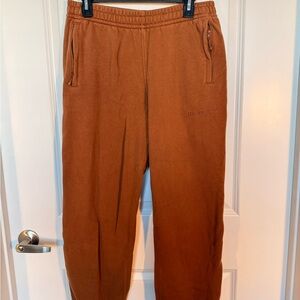 Adidas Humanrace Orange/Brown Joggers